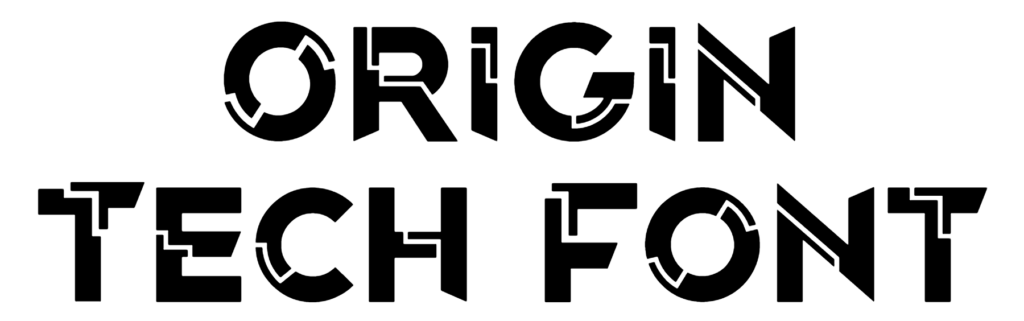 Origin Tech Font download