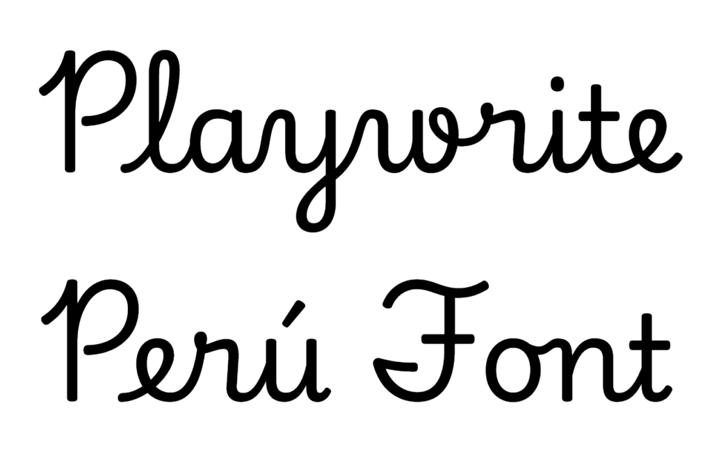 Playwrite Perú Font download