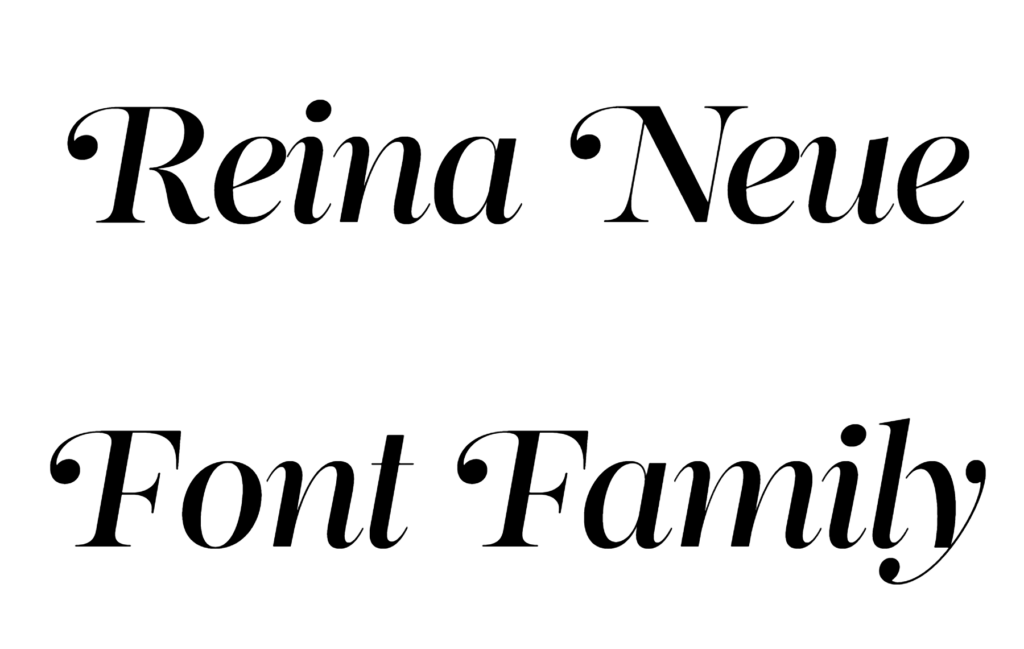 Reina Neue Font Family download