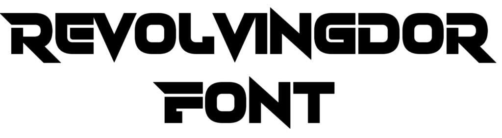 Revolvingdor Font download