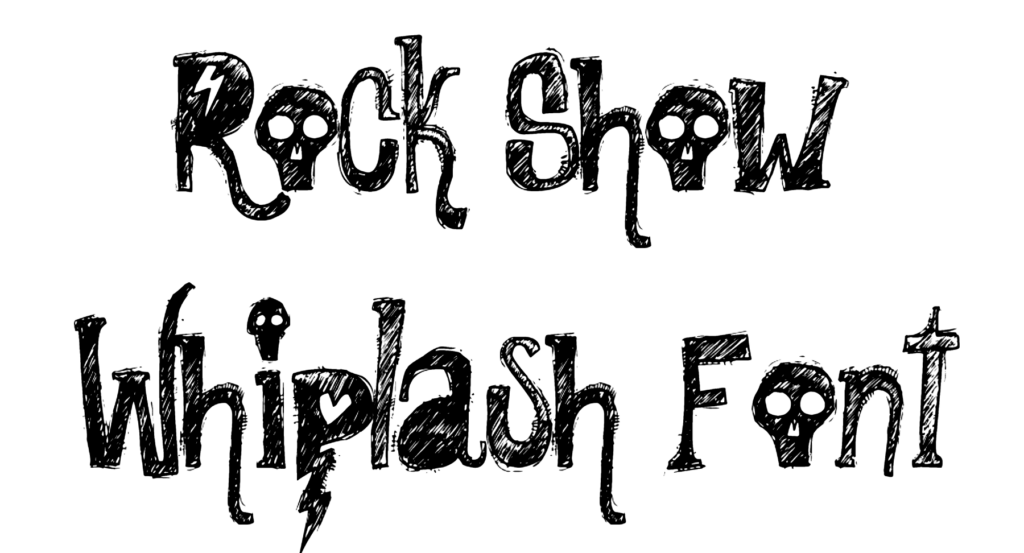 Rock Show Whiplash Font download