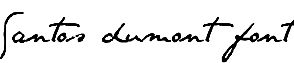 Santos dumont font download