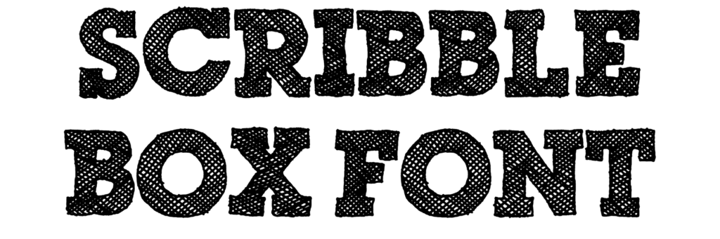 Scribble Box Font download