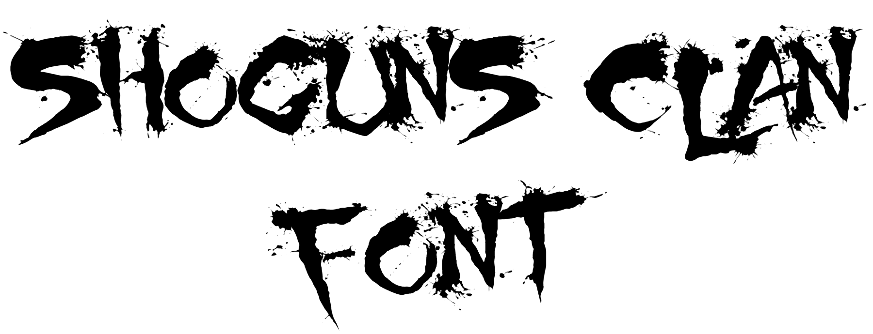 Shoguns Clan Font download