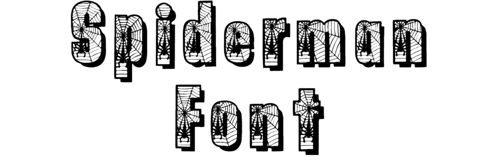 Spiderman Font download