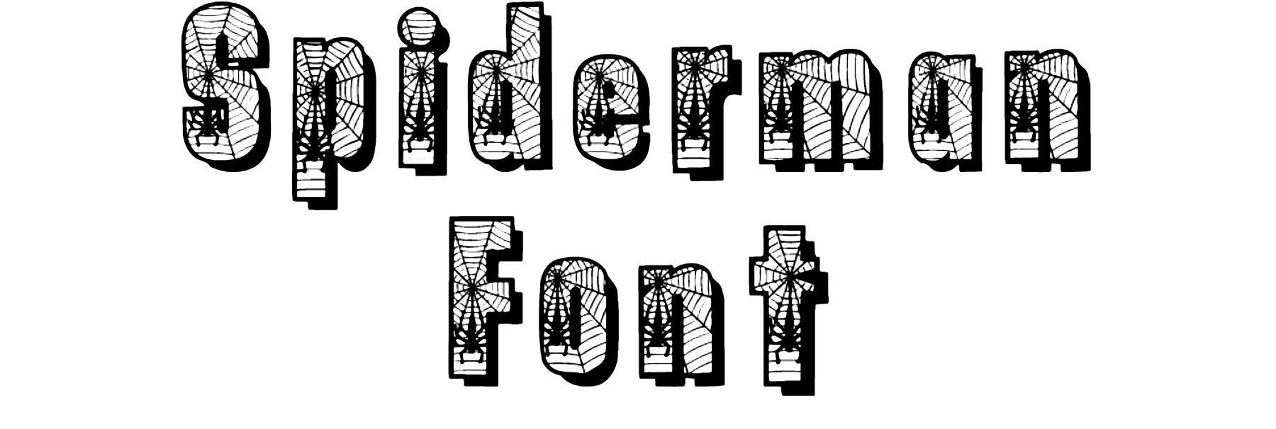 Spiderman Font download