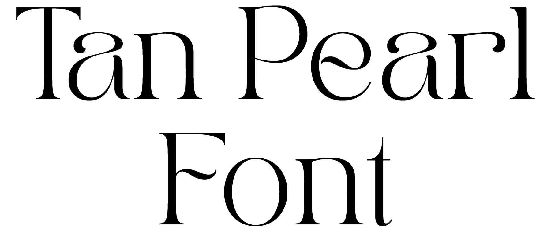 Tan Pearl Font download