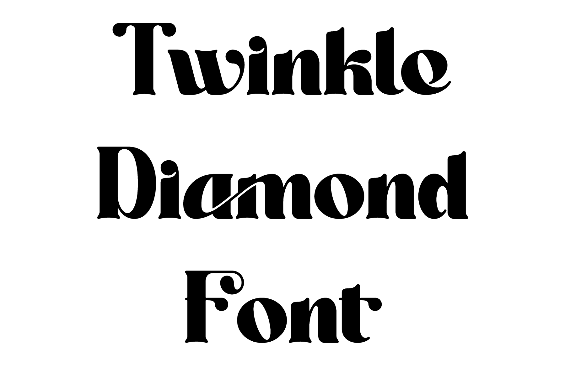 Twinkle Diamond Font download