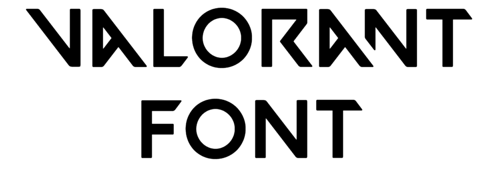 Valorant Font download