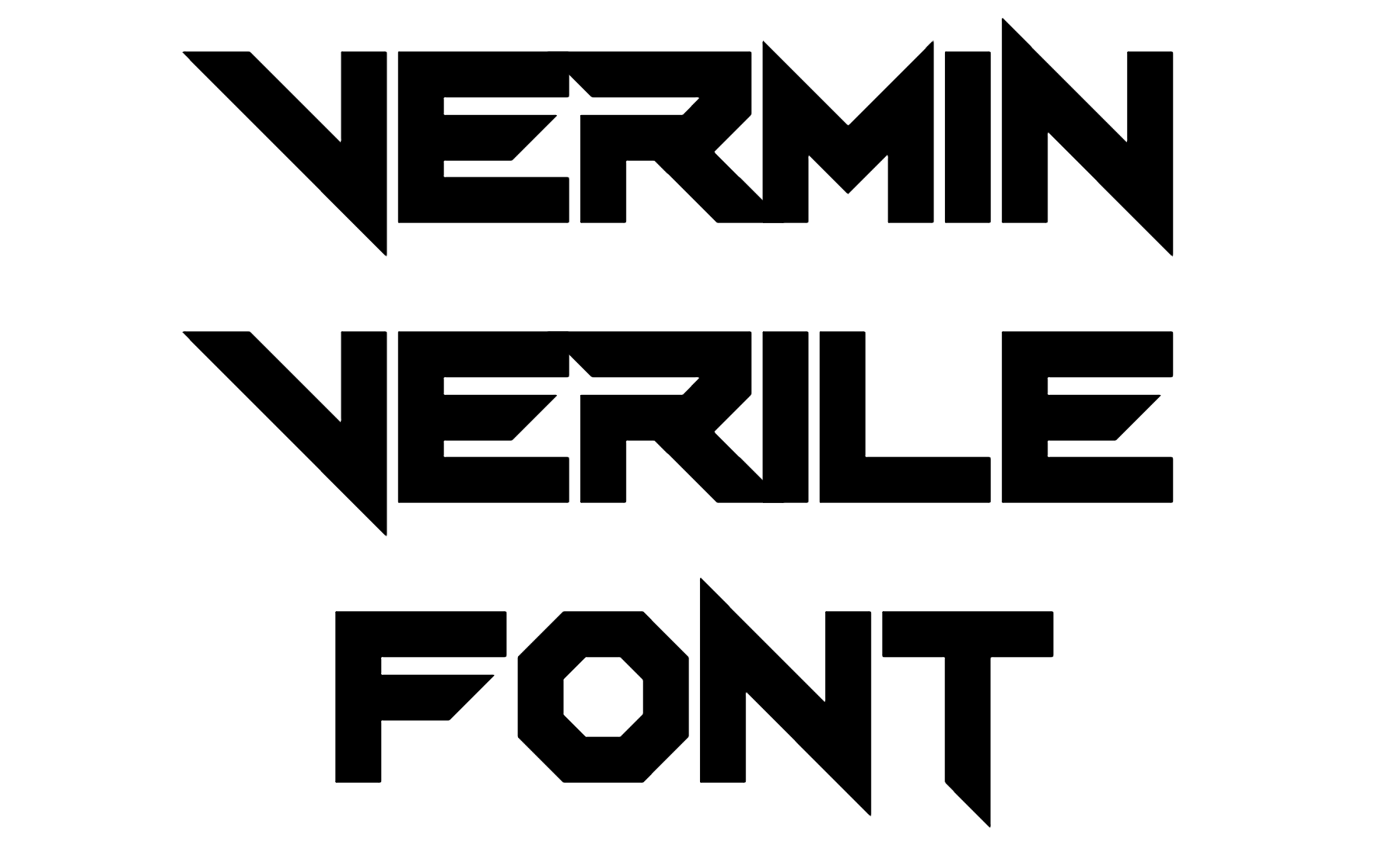 Vermin Verile Font download