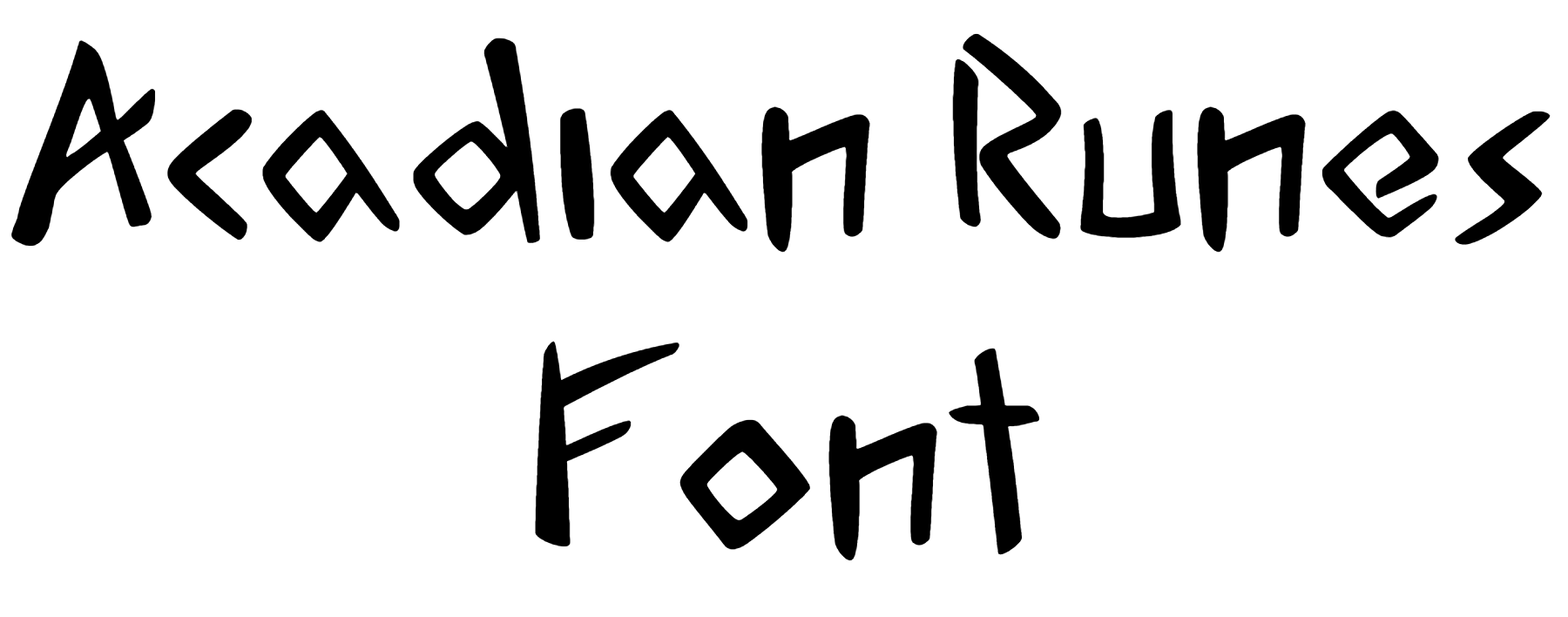 Acadian Runes Font Download, Elvish