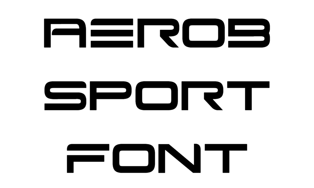 Aerob Sport Font Download