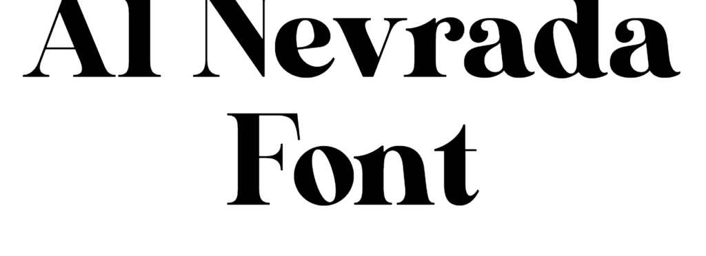 Al Nevrada Font Download