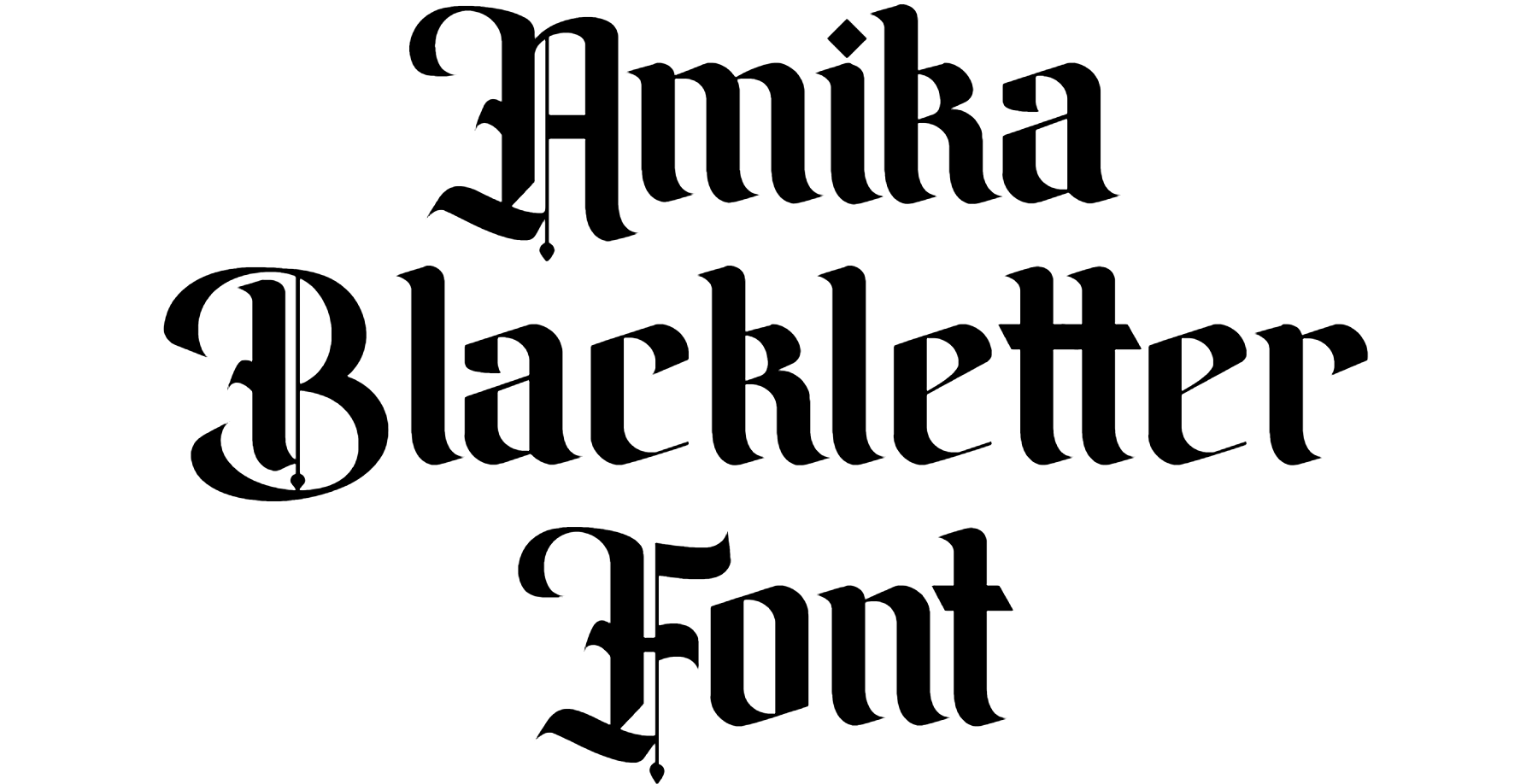 Amika Blackletter Font Download