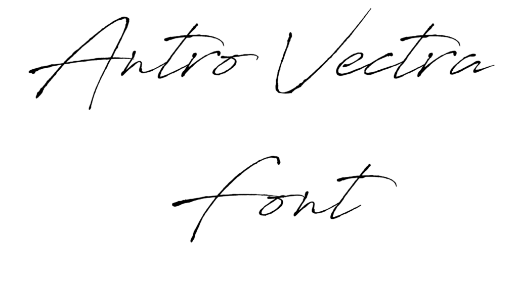 Antro Vectra Font Download