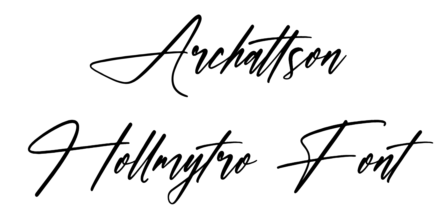 Archattson Hollmytro Font Download