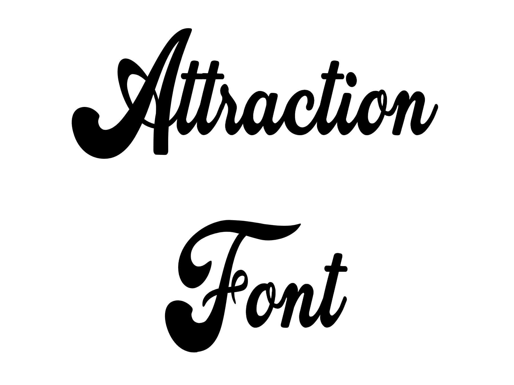 Attraction Font Download