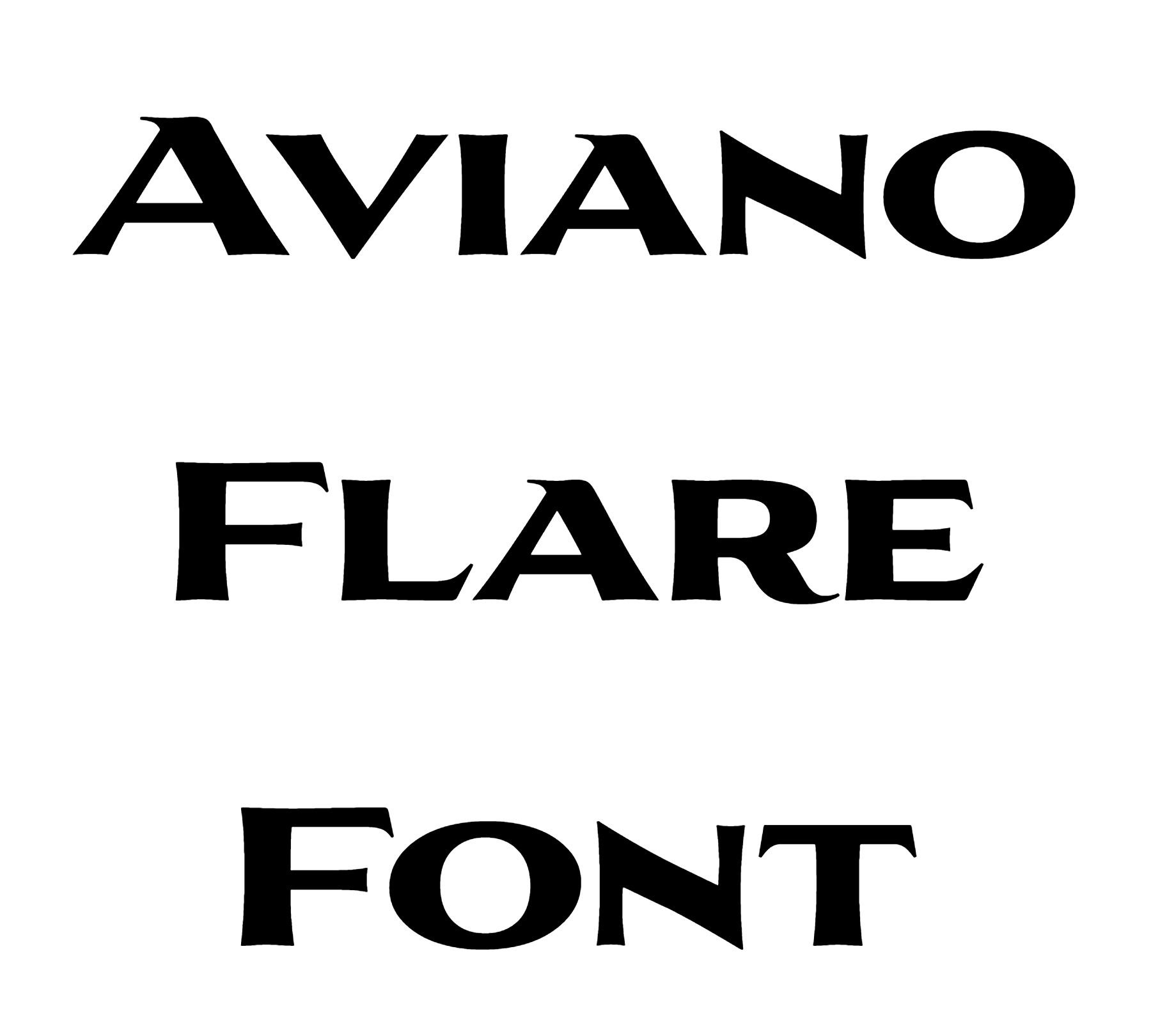 Aviano Flare Font Download