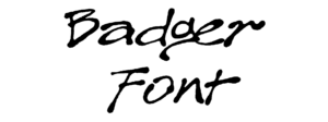 Badger Font Download