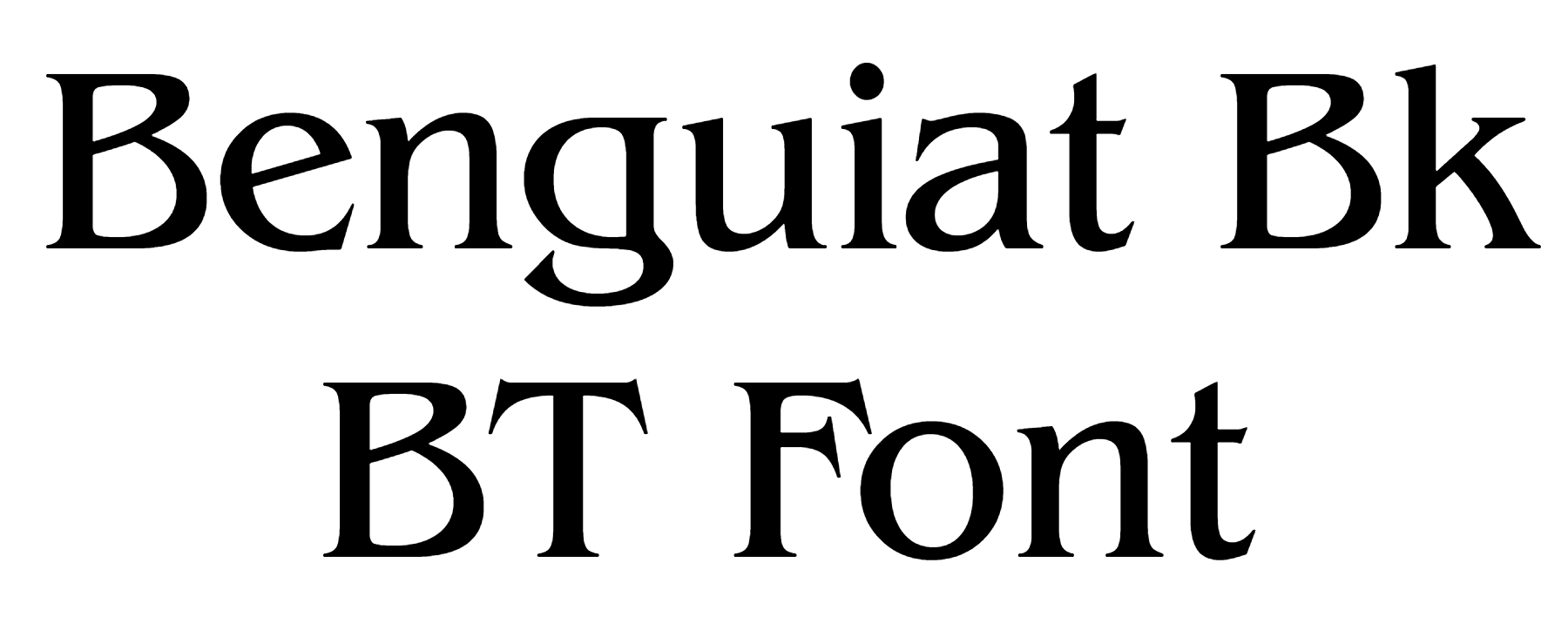 Benguiat Bk BT Font Download