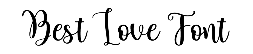 Best Love Font Download