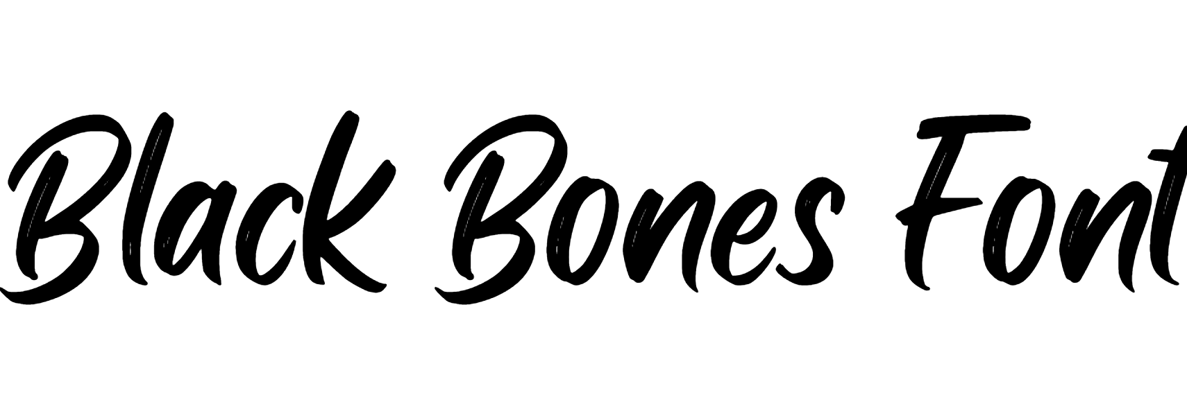 Black Bones Font Download