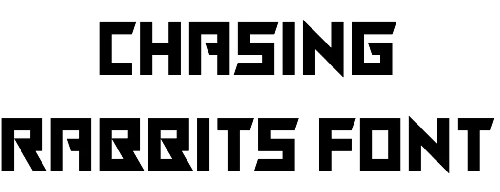 Chasing Rabbits Font Download