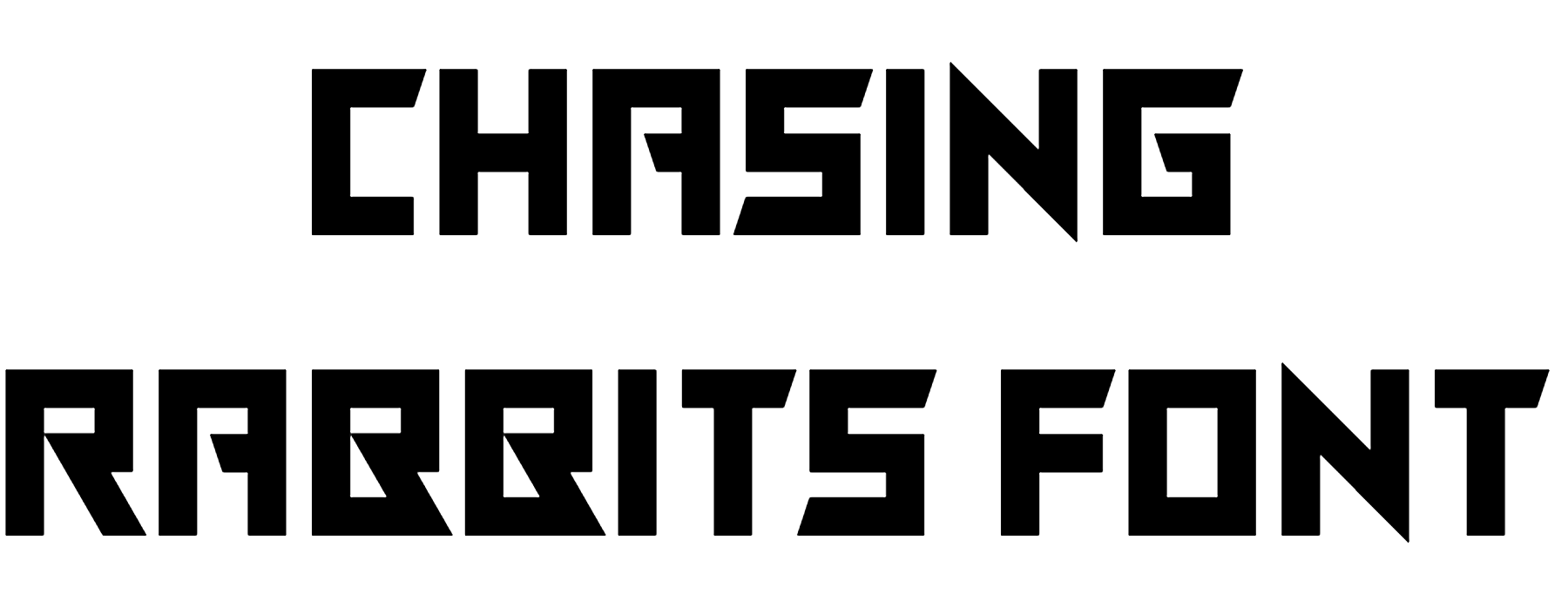 Chasing Rabbits Font Download