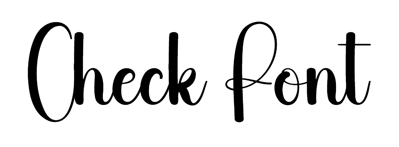 Check Font Download, #Free Font