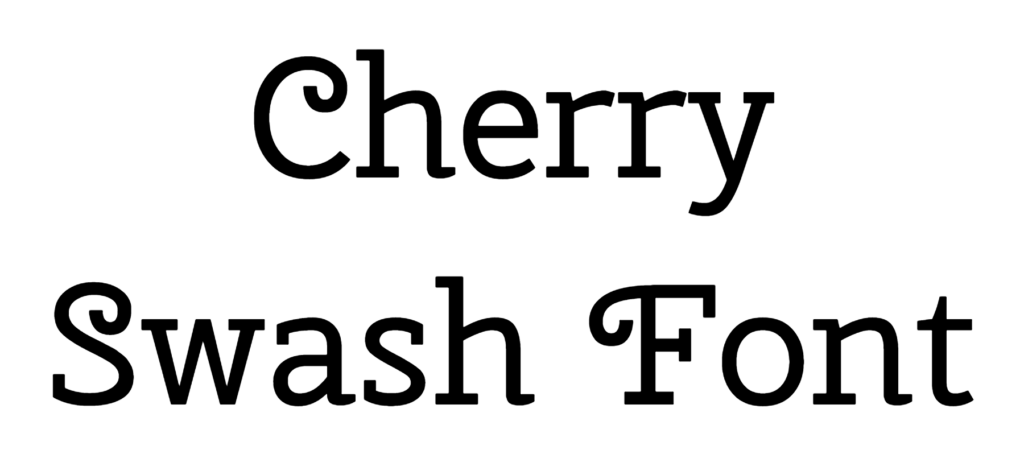 Cherry Swash Font Download