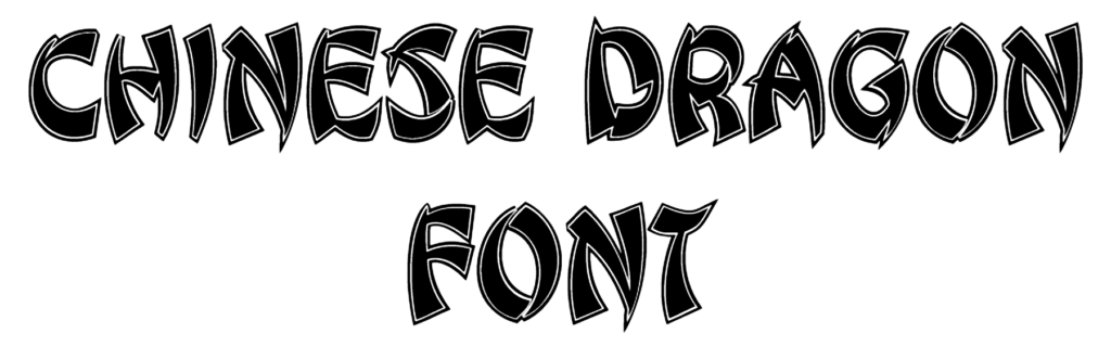 Chinese Dragon Font Download