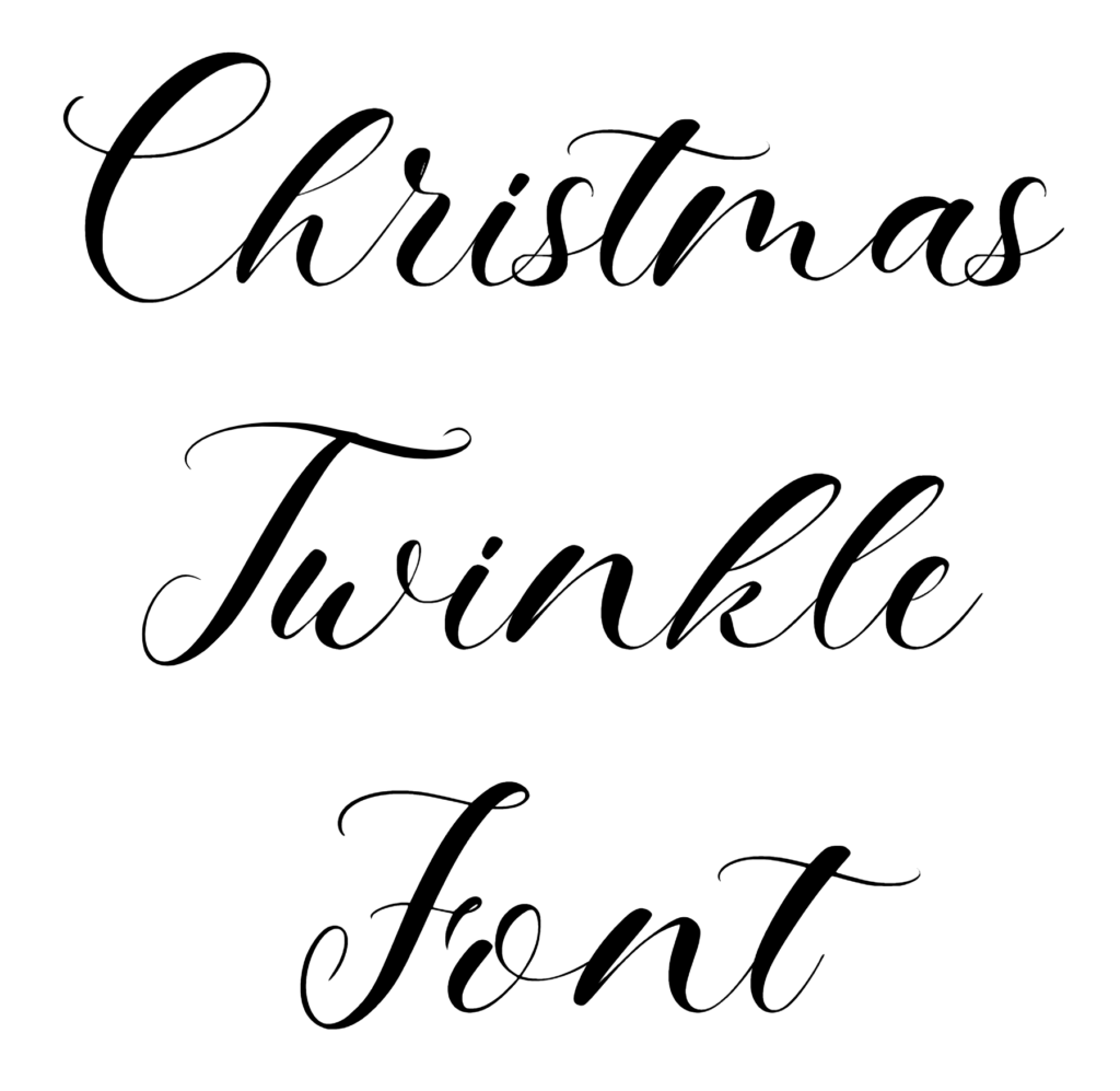 Christmas Twinkle Font Download