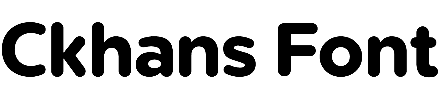 Ckhans Font Download