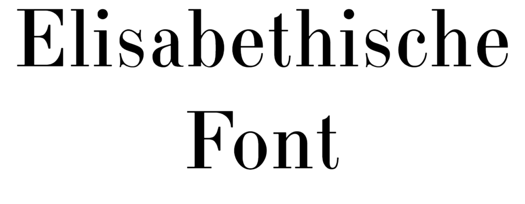 Elisabethische Font Download