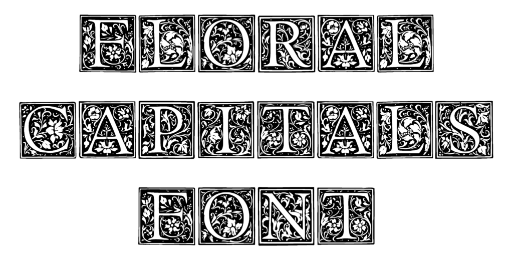 Floral Capitals Font Download