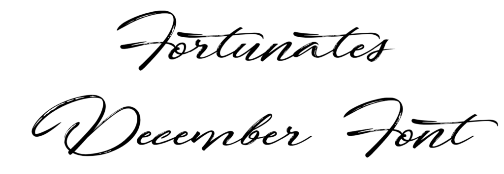 Fortunates December Font Download