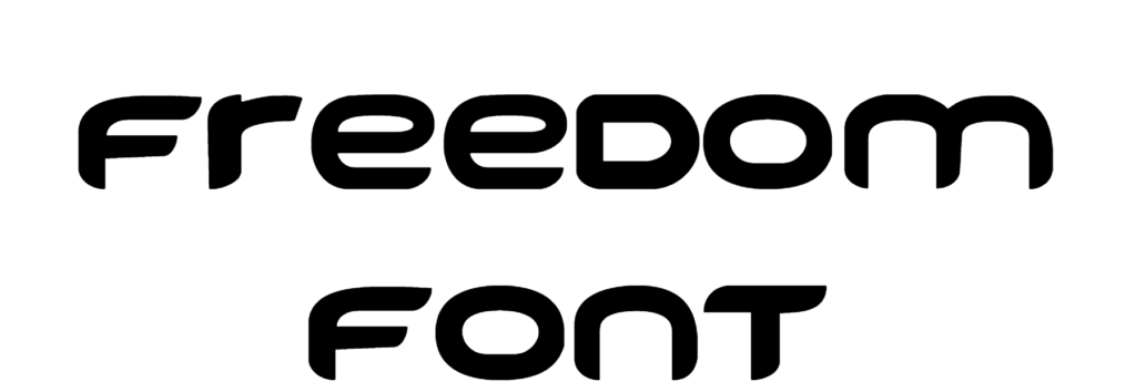 Freedom Font Download, DJ Font