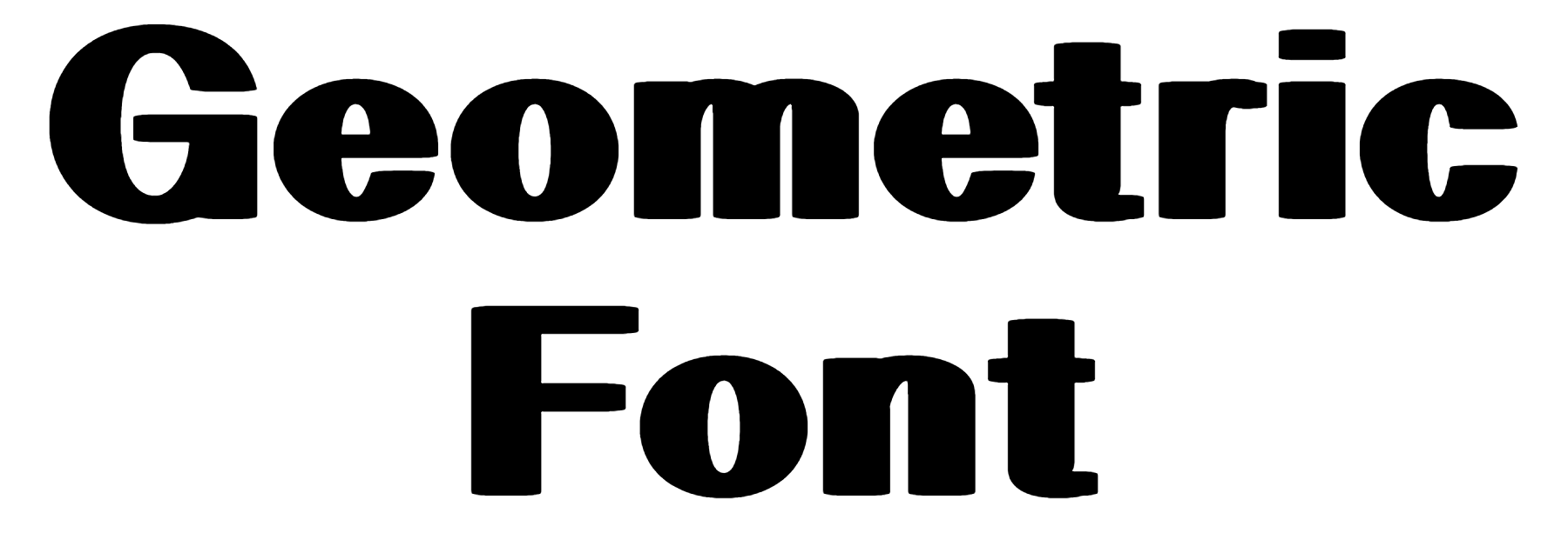 Geometric Font Download