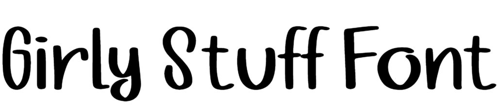 Girly Stuff Font Download