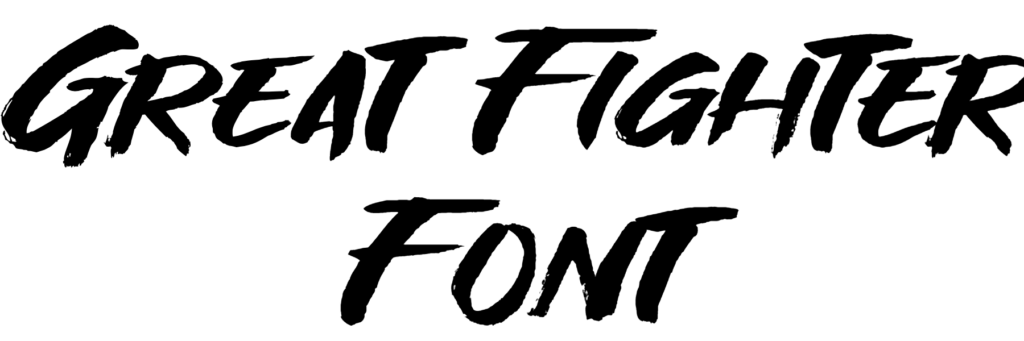 Great Fighter Font Download