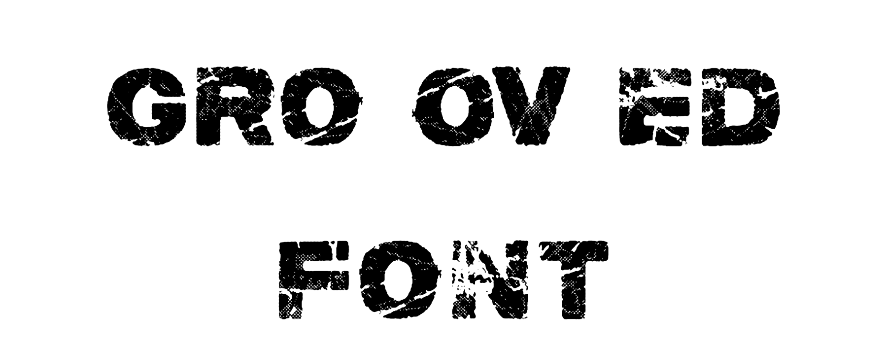 Gro Ov Ed Font Download