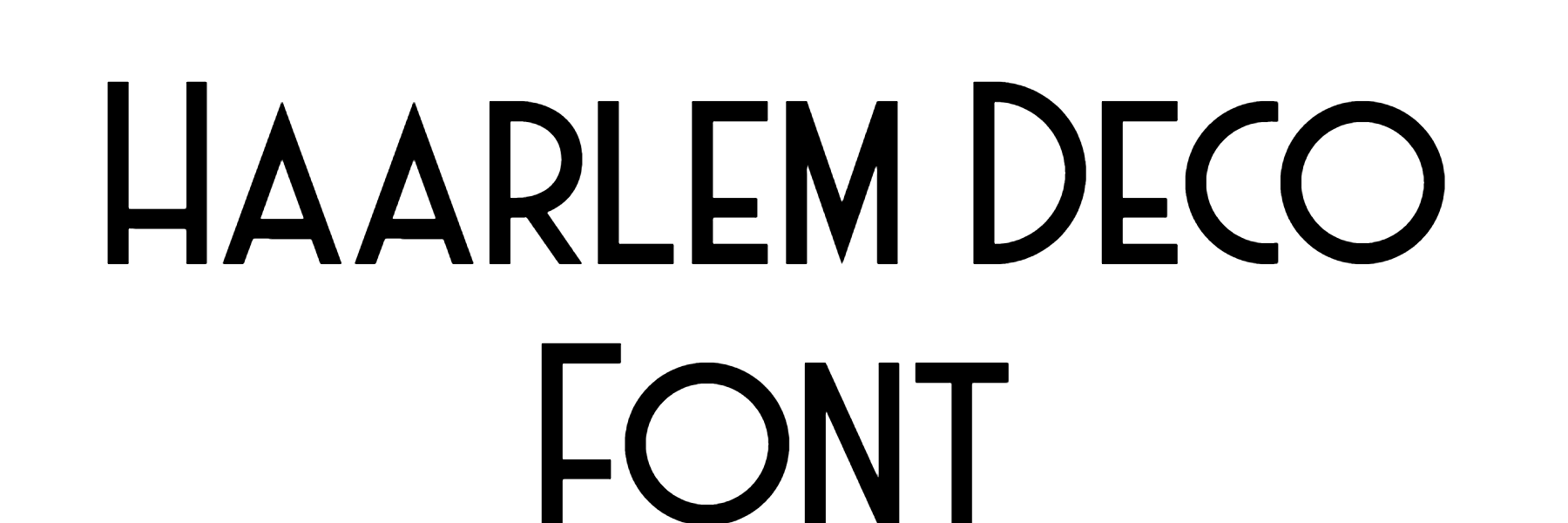 Haarlem Deco Font Download , #retro font