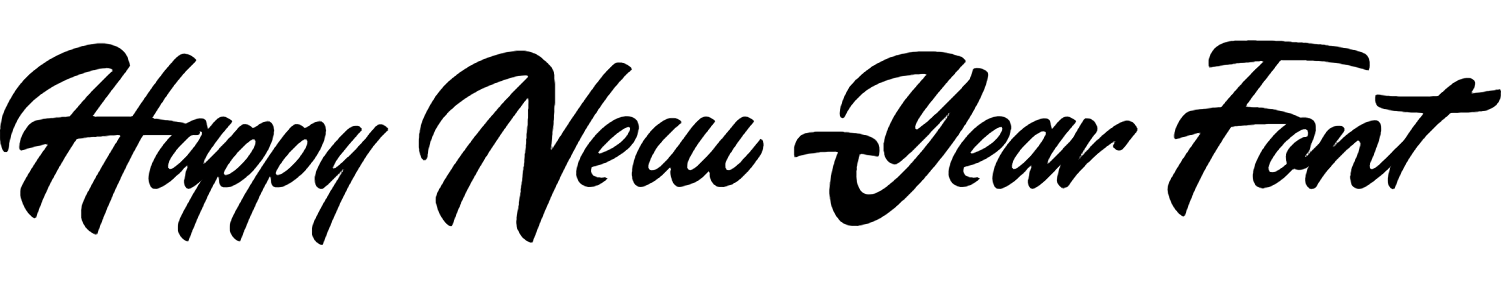 Happy New Year Font Download