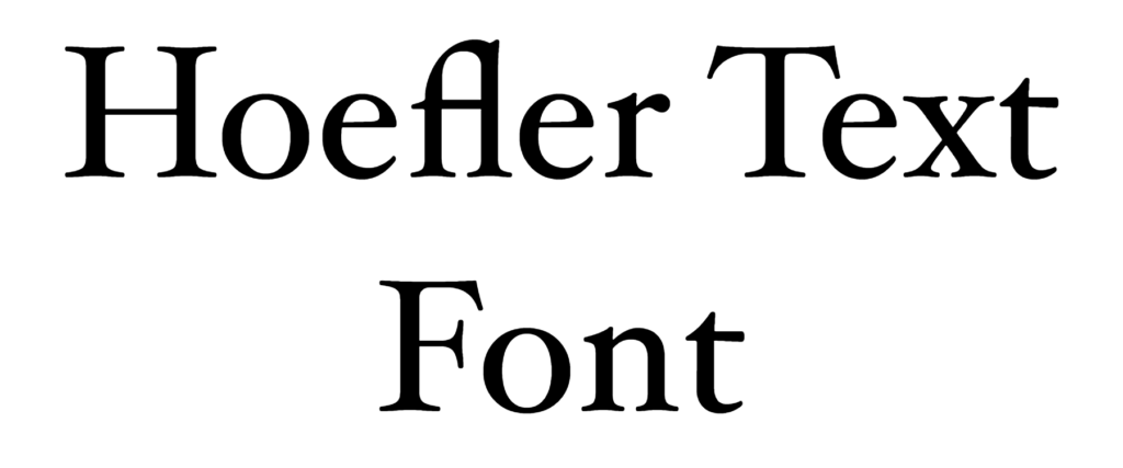 Hoefler Text Font Download, Hoefler Text Reuglar, Money Serif