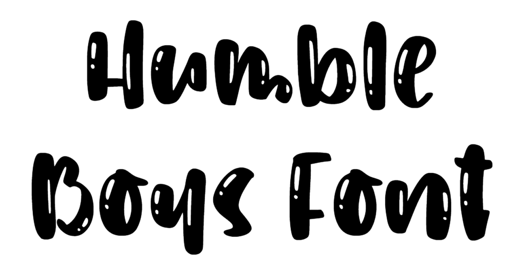 Humble Boys Font Download