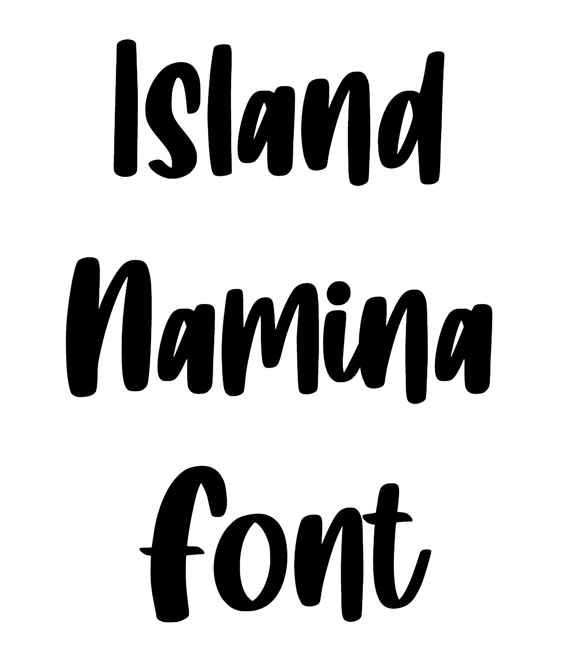 Island Namina Font Download