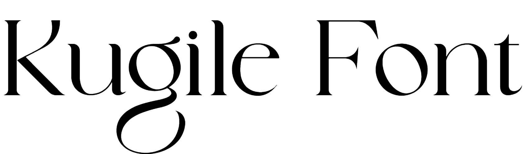 Kugile Font Download, #Serif Font