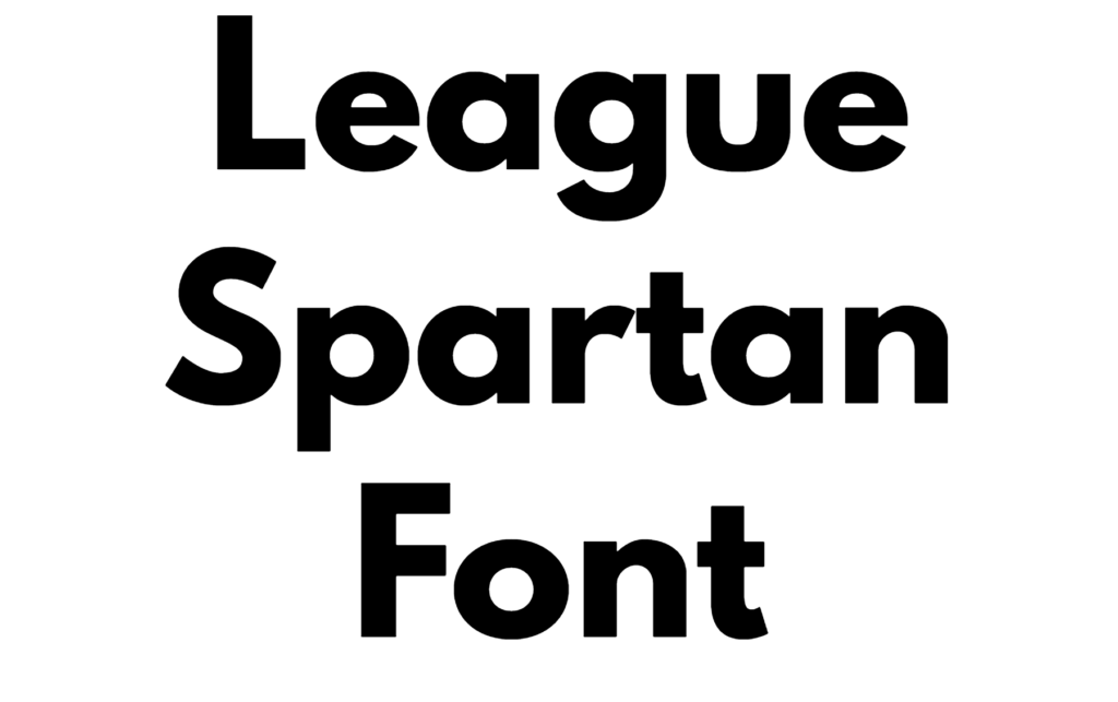 League Spartan Font Download, #Sans Serif