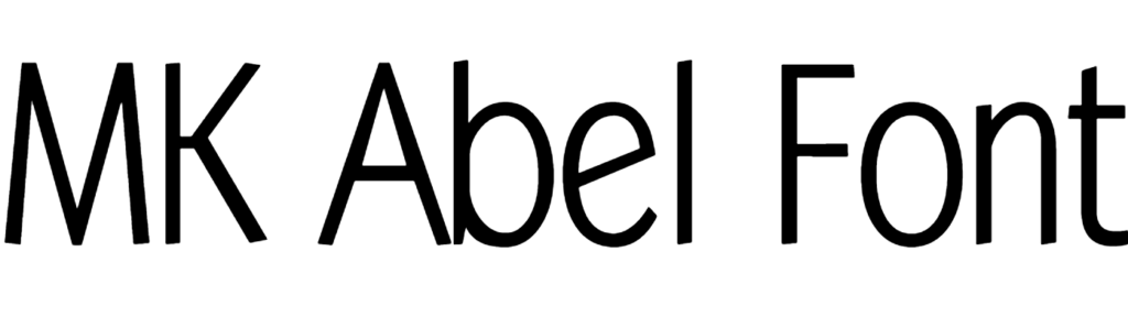 MK Abel Font Download, #Sans serif