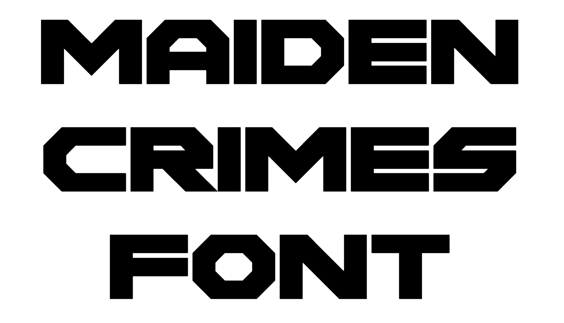 Maiden Crimes Font Download